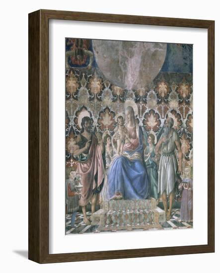 Madonna and Child with Angels, C1443-Andrea Del Castagno-Framed Giclee Print