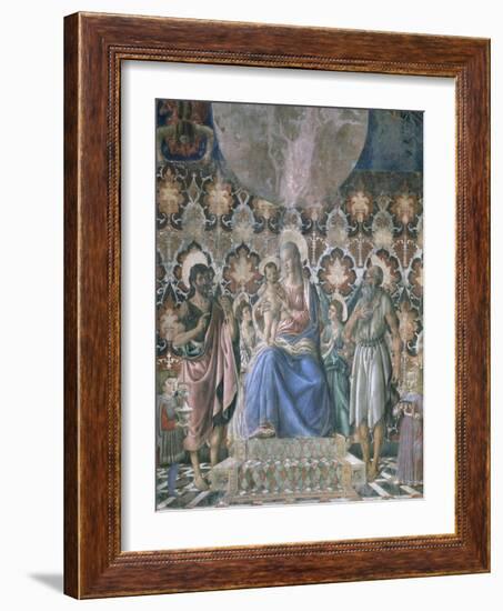 Madonna and Child with Angels, C1443-Andrea Del Castagno-Framed Giclee Print