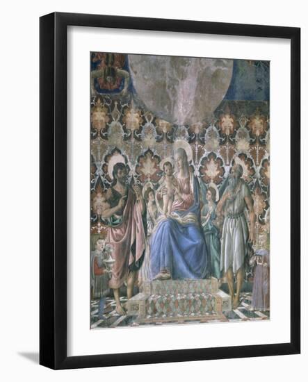 Madonna and Child with Angels, C1443-Andrea Del Castagno-Framed Giclee Print