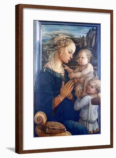 Madonna and Child with Angels, C1455-Filippino Lippi-Framed Giclee Print