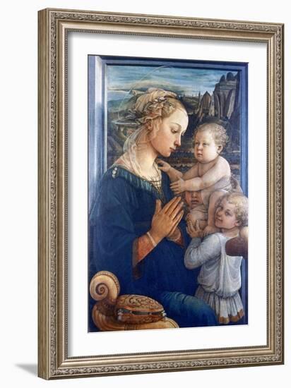 Madonna and Child with Angels, C1455-Filippino Lippi-Framed Giclee Print