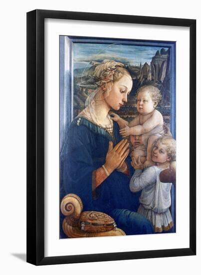 Madonna and Child with Angels, C1455-Filippino Lippi-Framed Giclee Print