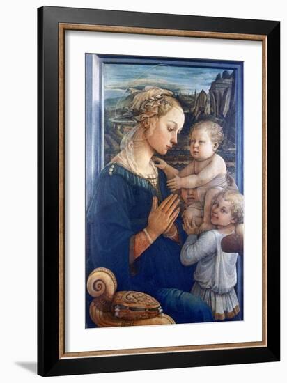 Madonna and Child with Angels, C1455-Filippino Lippi-Framed Giclee Print