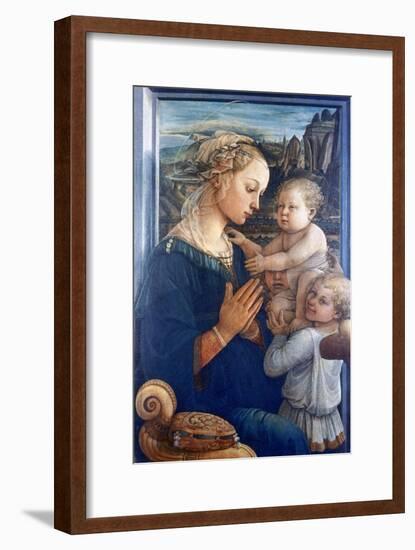 Madonna and Child with Angels, C1455-Filippino Lippi-Framed Giclee Print