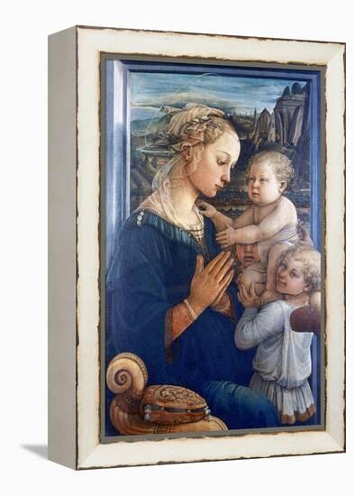 Madonna and Child with Angels, C1455-Filippino Lippi-Framed Premier Image Canvas