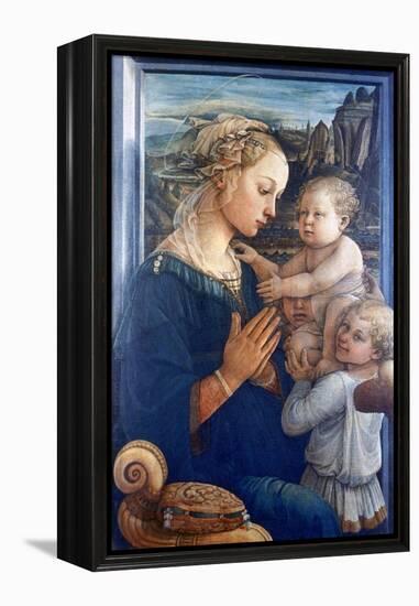 Madonna and Child with Angels, C1455-Filippino Lippi-Framed Premier Image Canvas