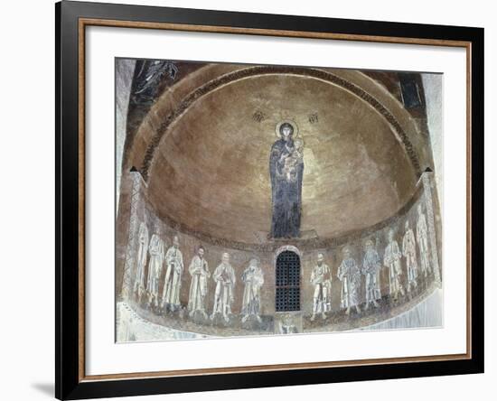 Madonna and Child with Apostles, 12th-13th Century-null-Framed Giclee Print