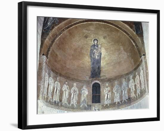 Madonna and Child with Apostles, 12th-13th Century-null-Framed Giclee Print