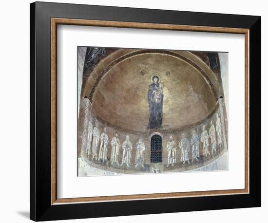 Madonna and Child with Apostles, 12th-13th Century-null-Framed Giclee Print