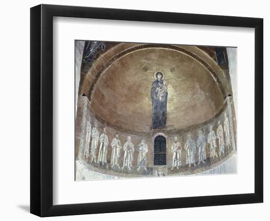 Madonna and Child with Apostles, 12th-13th Century-null-Framed Giclee Print