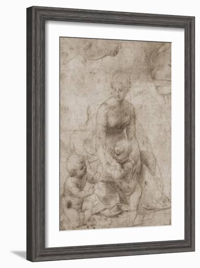 Madonna and Child with John-Raphael-Framed Giclee Print