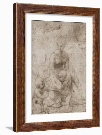 Madonna and Child with John-Raphael-Framed Giclee Print