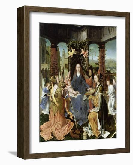 Madonna and Child with Mary Magdalene and St. Catherine-Jan Gossaert-Framed Giclee Print