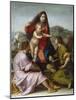 Madonna and Child with Saint Matthew and the Angel-Andrea del Sarto-Mounted Giclee Print