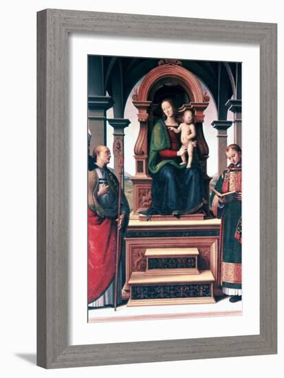 Madonna and Child with Saints, C1470-1523-Perugino-Framed Giclee Print