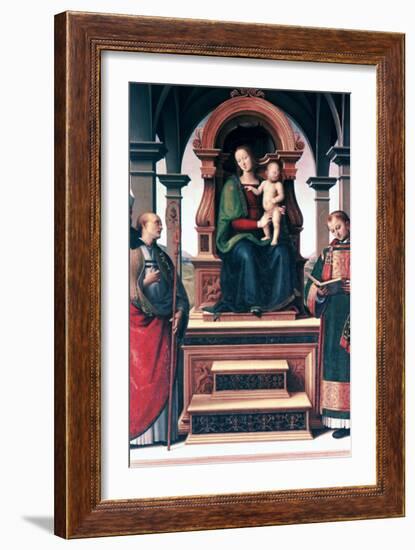Madonna and Child with Saints, C1470-1523-Perugino-Framed Giclee Print
