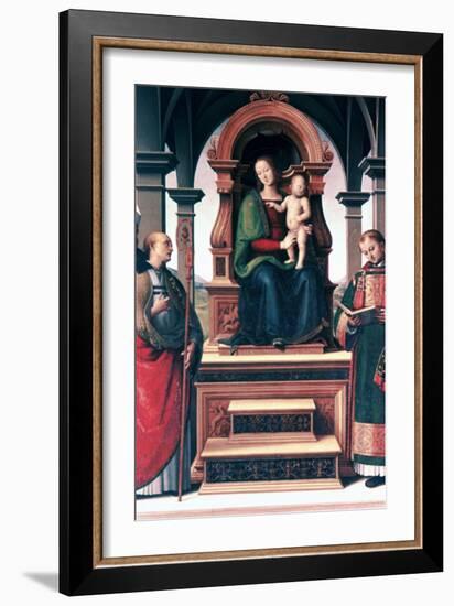 Madonna and Child with Saints, C1470-1523-Perugino-Framed Giclee Print