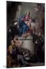 Madonna and Child with Saints Joseph-Giambattista Pittoni-Mounted Giclee Print