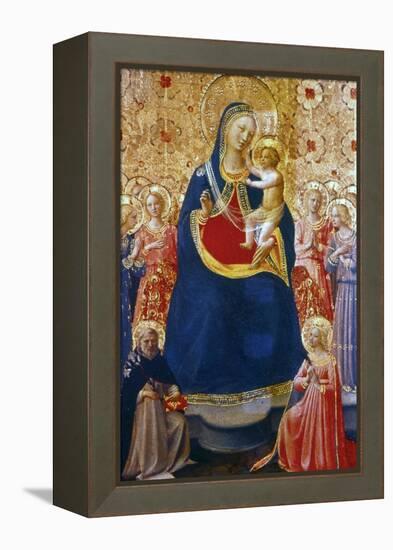 Madonna and Child with Saints, Mid 15th Century-Fra Angelico-Framed Premier Image Canvas