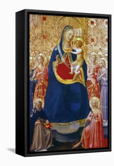 Madonna and Child with Saints, Mid 15th Century-Fra Angelico-Framed Premier Image Canvas