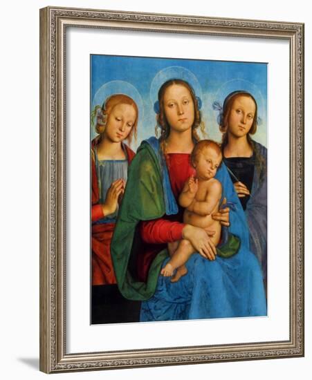 Madonna and Child with Saints-Pietro Perugino-Framed Collectable Print