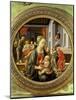 Madonna and Child with Scenes from the Life of the Virgin, 1452-Fra Filippo Lippi-Mounted Giclee Print