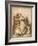 Madonna and Child with St John, All Asleep-Agostino Carracci-Framed Giclee Print