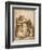 Madonna and Child with St John, All Asleep-Agostino Carracci-Framed Giclee Print