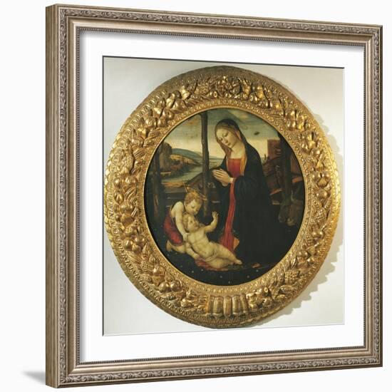 Madonna and Child with St. John-null-Framed Giclee Print