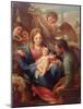 Madonna and Child with St. Joseph, or the Rest on the Flight into Egypt-Francesco Mancini-Mounted Giclee Print