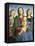 Madonna and Child with St-Pietro Perugino-Framed Stretched Canvas