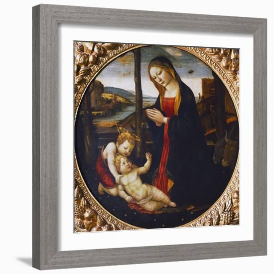 Madonna and Child with the Infant Saint John the Baptist-null-Framed Giclee Print