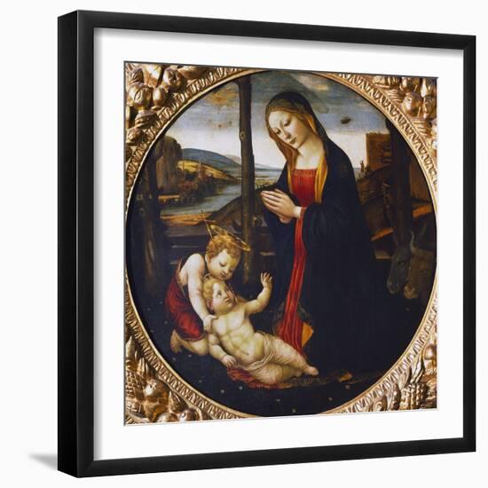 Madonna and Child with the Infant Saint John the Baptist-null-Framed Giclee Print