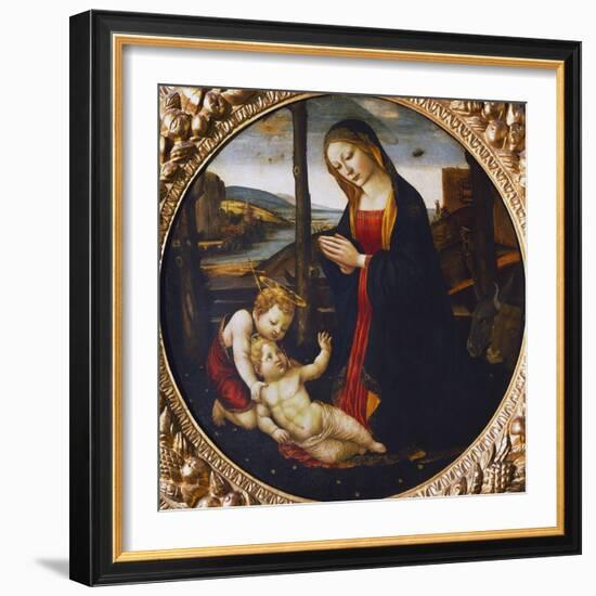 Madonna and Child with the Infant Saint John the Baptist-null-Framed Giclee Print