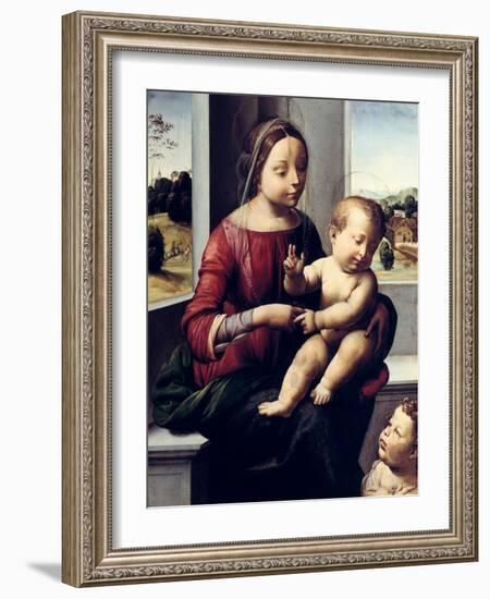 Madonna and Child with the Young Saint John the Baptist, C1497-Fra Bartolomeo-Framed Giclee Print