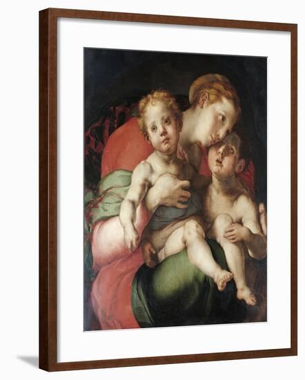 Madonna and Child with the Young St. John-Pontormo-Framed Giclee Print