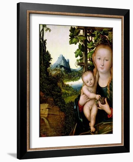 Madonna and Child-Lucas Cranach the Elder-Framed Giclee Print