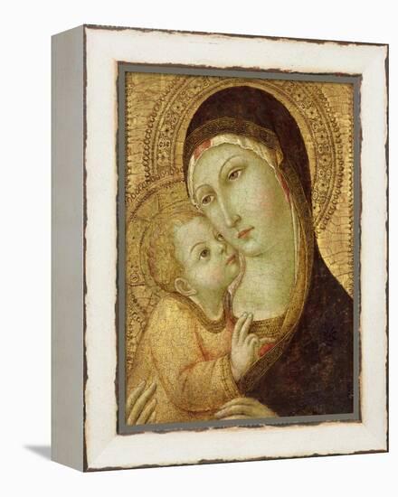 Madonna and Child-Sano di Pietro-Framed Premier Image Canvas