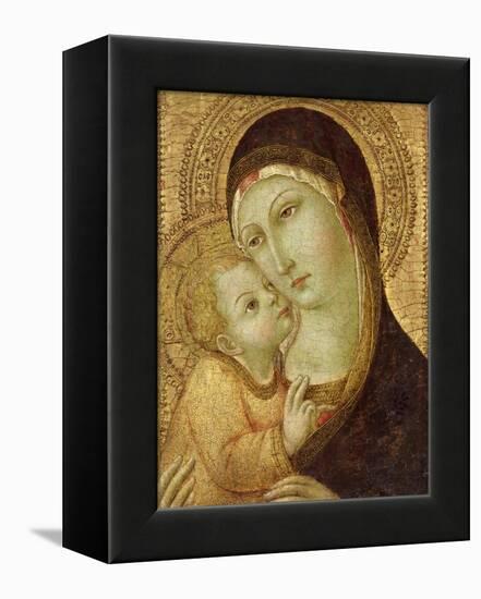 Madonna and Child-Sano di Pietro-Framed Premier Image Canvas
