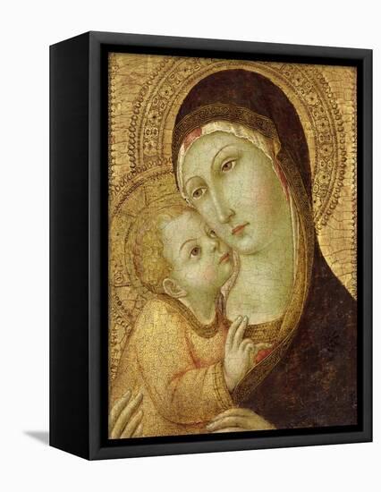 Madonna and Child-Sano di Pietro-Framed Premier Image Canvas