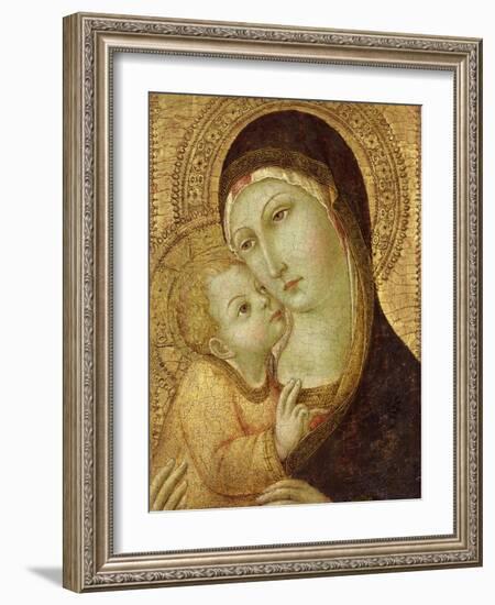 Madonna and Child-Sano di Pietro-Framed Giclee Print