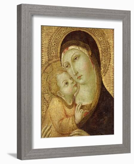 Madonna and Child-Sano di Pietro-Framed Giclee Print