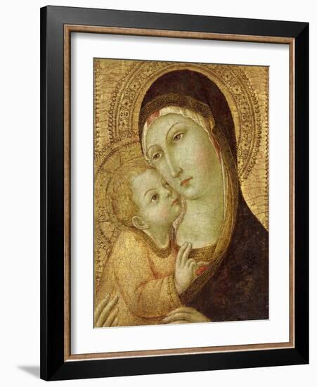 Madonna and Child-Sano di Pietro-Framed Giclee Print