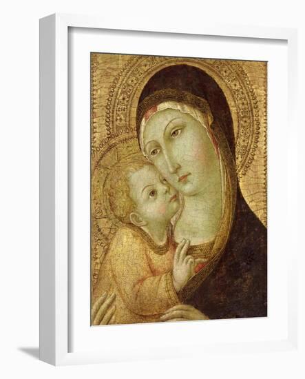 Madonna and Child-Sano di Pietro-Framed Giclee Print