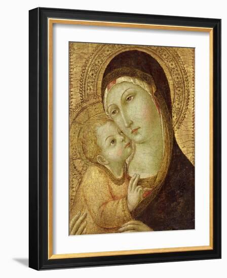 Madonna and Child-Sano di Pietro-Framed Giclee Print