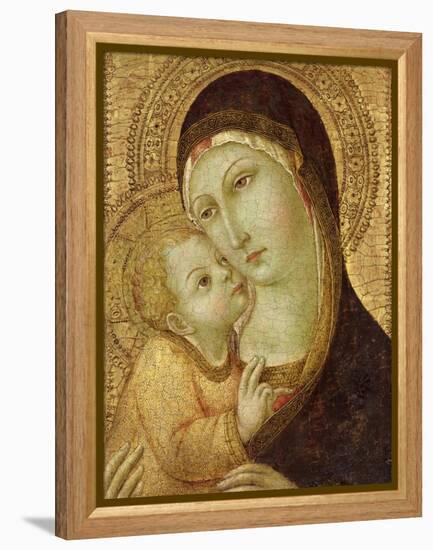 Madonna and Child-Sano di Pietro-Framed Premier Image Canvas