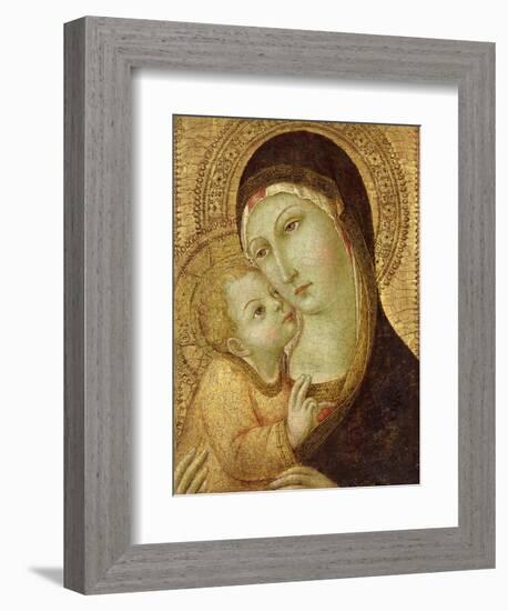 Madonna and Child-Sano di Pietro-Framed Premium Giclee Print