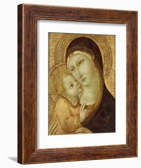 Madonna and Child-Sano di Pietro-Framed Premium Giclee Print