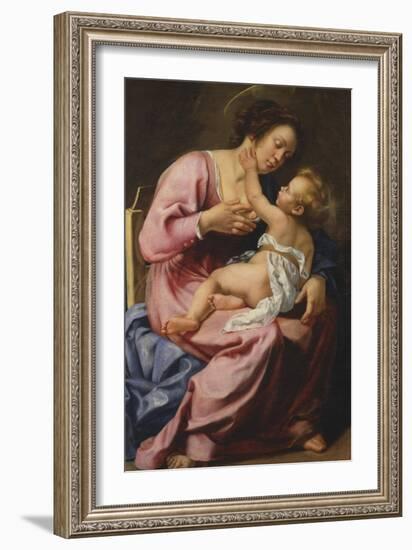 Madonna and Child-Artemisia Gentileschi-Framed Giclee Print