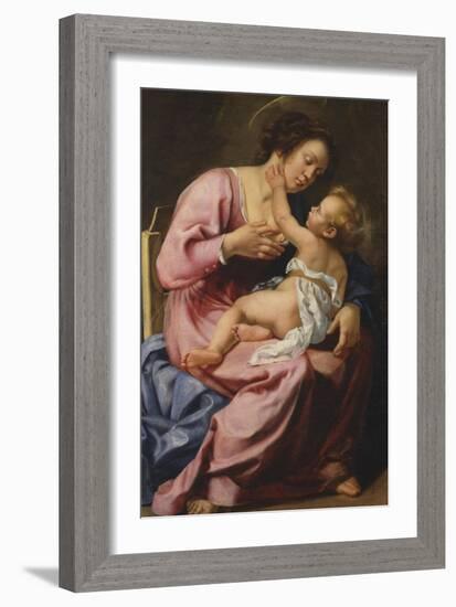 Madonna and Child-Artemisia Gentileschi-Framed Giclee Print